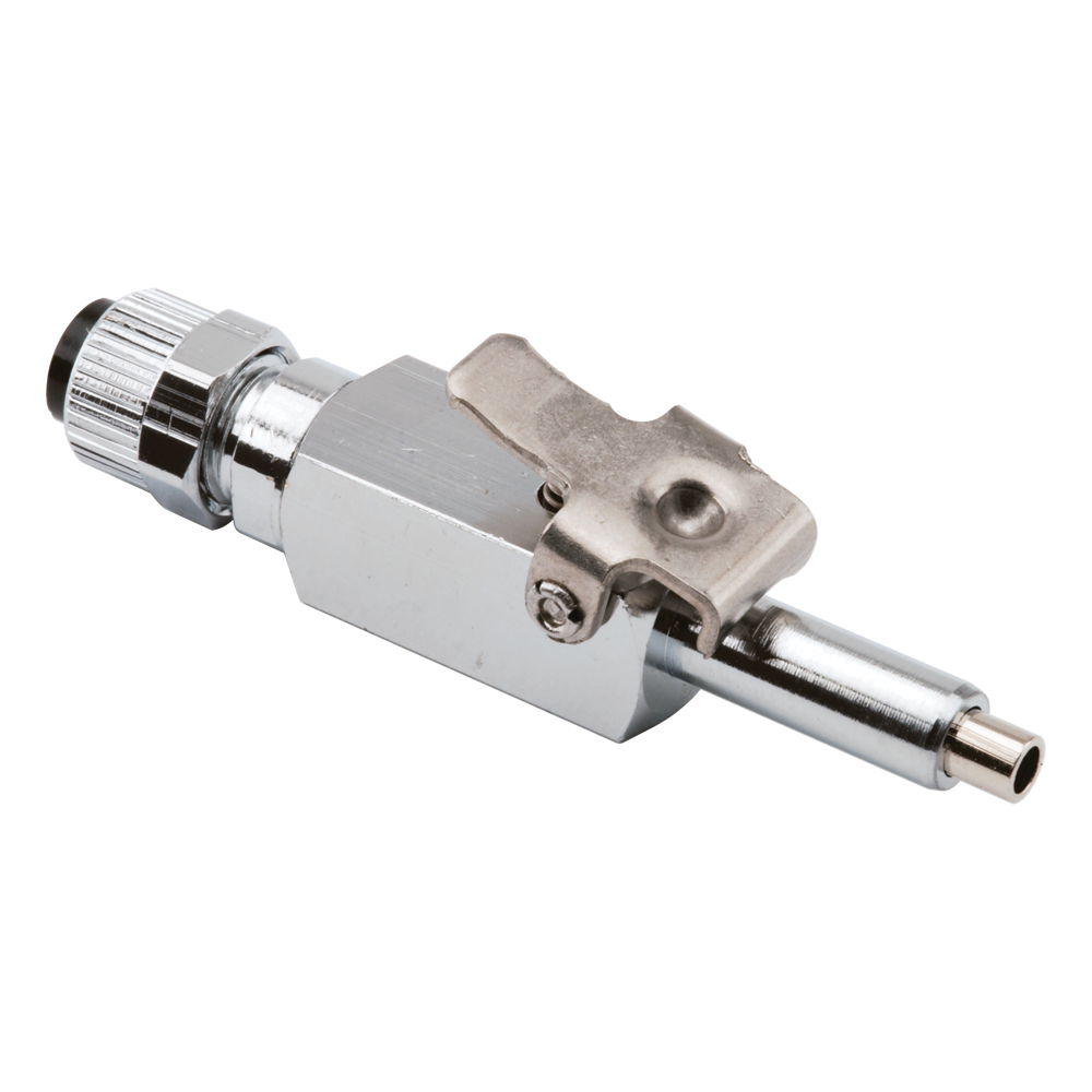 3/8" Poly Q.D. w/ Shut-off, Male - Dental Parts Shop