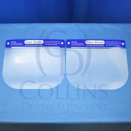 HD Safety Full Face Protection Shield 2 Pack - Dental Parts Shop