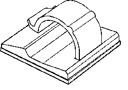 Cord Clip - 025-017-00 - Dental Parts Shop