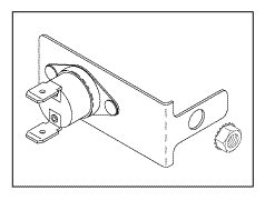 Fan Thermostat Assembly 029-3041-00/050-5459-00 (Bracket only)/015-1430-00 (Thermostat only) - Dental Parts Shop