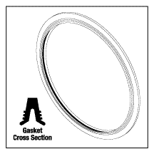 Door Gasket 053-0366-00/002-0361-00 (Door & Dam Gasket)/002-0361-01 (Door & Dam Gasket) - Dental Parts Shop