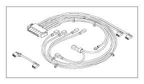 Main Harness 015-1554-00 (Main Harness only) 015-1640-00 (Hi Limit Thermostat Jumper Wire Only) - Dental Parts Shop