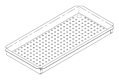 Instrument Tray (Small) 002-0253-00 - Dental Parts Shop