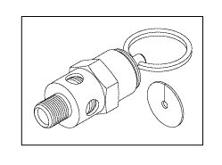 Safety Valve (40 Psi) 014-0593-00 - Dental Parts Shop