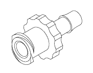 Luer Lock (Female X 5/32" Barb) - 621065001 - Dental Parts Shop