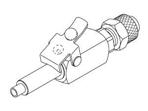 Quick Disconnect, Male (1/4" Poly Auto Shut-off) - 79521 - Dental Parts Shop