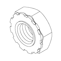 Locknut ( #10-24 Keps Nut) 041-0010-04 - Dental Parts Shop