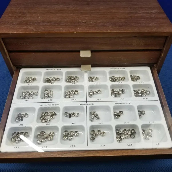 Unitek Dental Molar Bands and Crowns Set 4 Drawer Organizer 506 pc - Dental Parts Shop