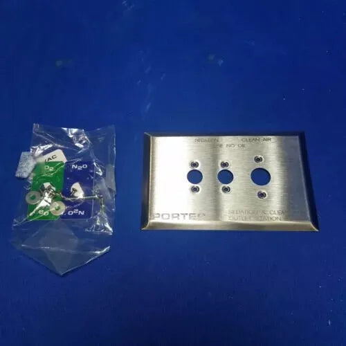 Porter Sedation & Clean Air Triple Outlet Station Cover 6258-1B - Dental Parts Shop