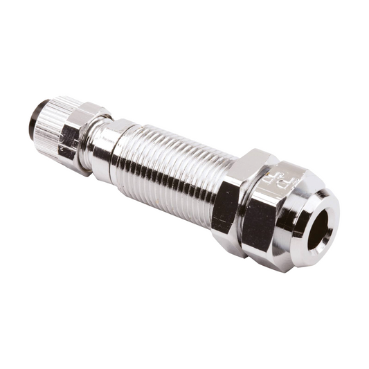 3/8" Poly Q.D. Panel Mount w/ Shut-off, Female - Dental Parts Shop