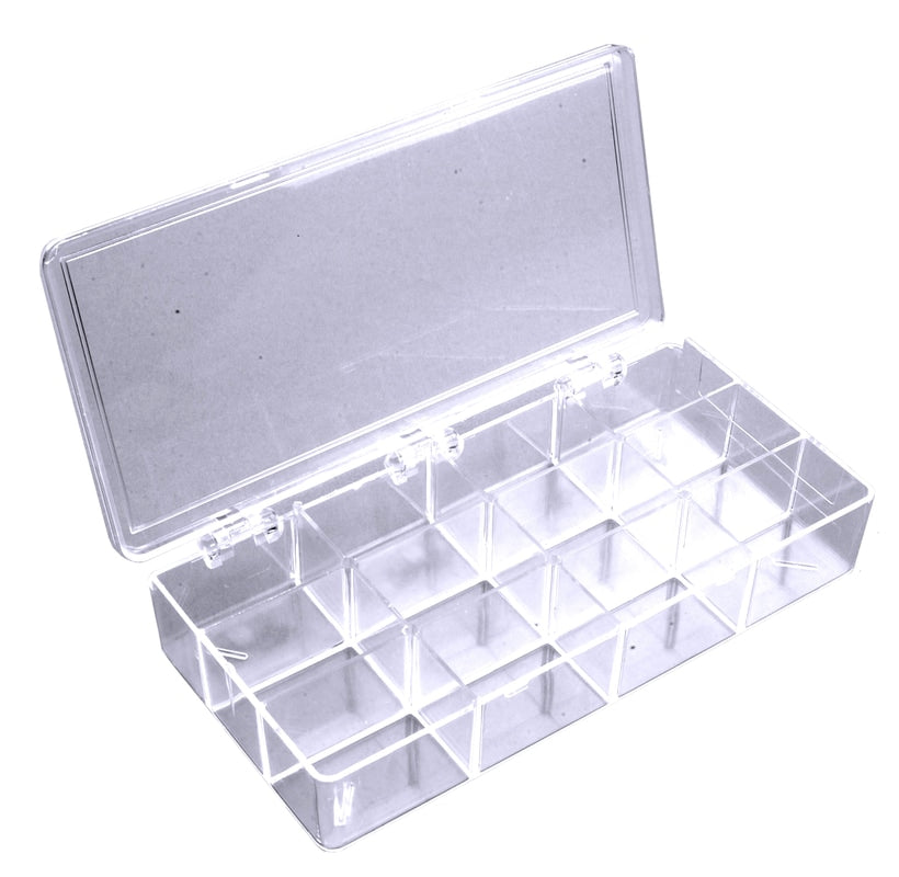 12 compartment plastic box  - Dental Parts Shop