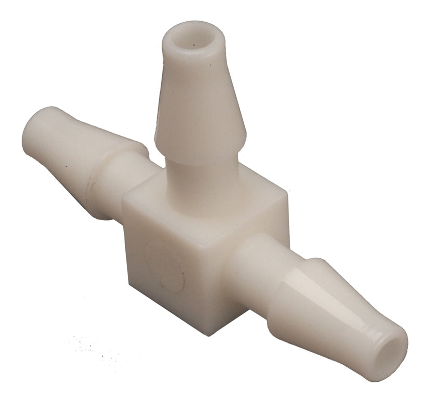 1/16” Plastic barb tee pkg. 10  - Dental Parts Shop