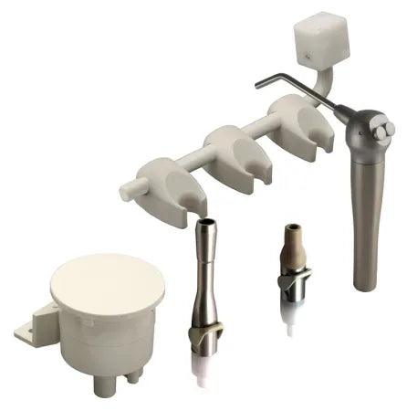 Cabinet mount vacuum accessory kit