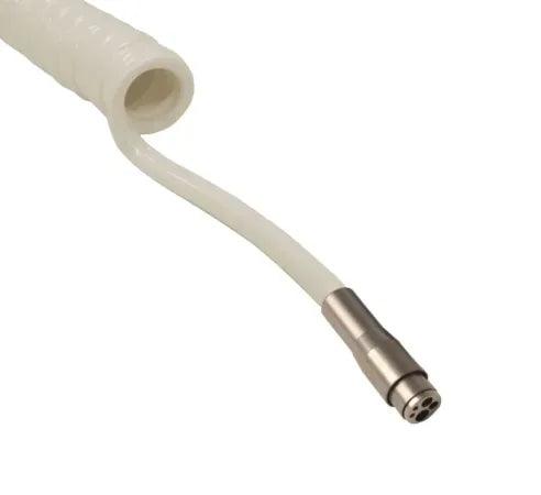 5 Pin Handpiece illumination tubing with socket only coiled sterling