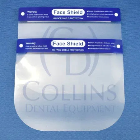HD Safety Full Face Protection Shield 2 Pack - Dental Parts Shop