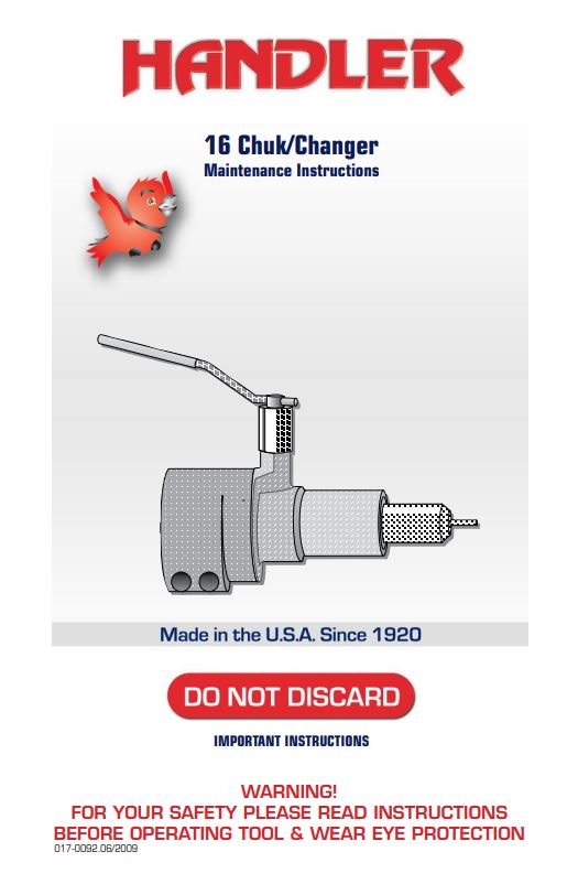 16 Chuck Changer - Dental Parts Shop