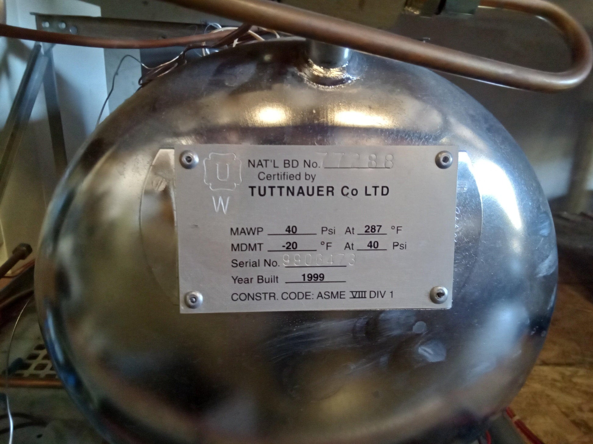 1999 Tuttnauer Autoclave