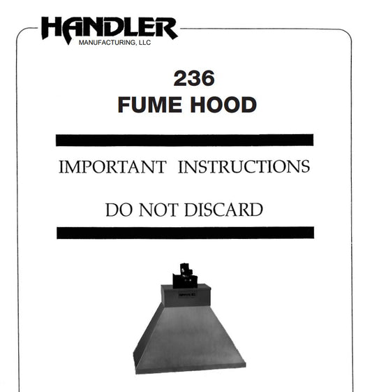 236FH-2 Fume Hood - Dental Parts Shop