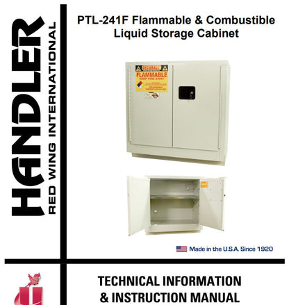 241FLAM Flammable & Combustible Liquid Storage Cabinet - Dental Parts Shop