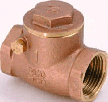 Brass Swing Check Valve, 1"