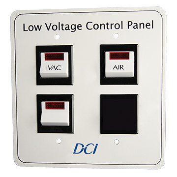 Low Voltage Triple Switch Control Panel for Dental Vacuum / Air / Water