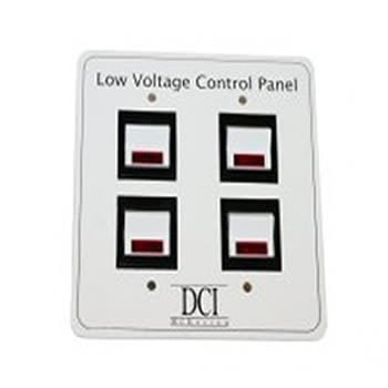 DCI Low Voltage Quad Switch Control Panel for Dental Vacuum / Air / Water - Dental Parts Shop