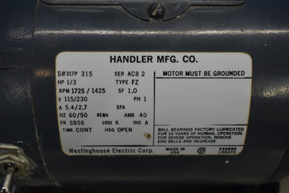 Handler Model Trimmer Model 31X