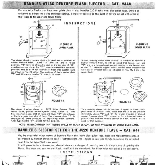 47KO Ejector & 44A Flask Ejector - Dental Parts Shop