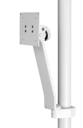 DCI Dental White Vertical Post Mount for Flat Panel Monitor VESA 75mm or 100mm - Dental Parts Shop