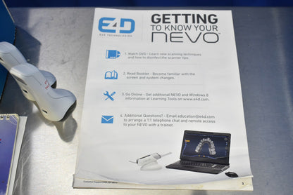 E4D Dentist Planmeca Nevo Acquisition Machine with Tips & Manuals