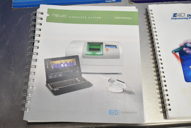 E4D Dentist Planmeca Nevo Acquisition Machine with Tips & Manuals