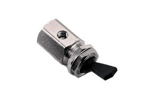 Toggle Valve, On/Off, 3-Way, Gray - DCI 7016