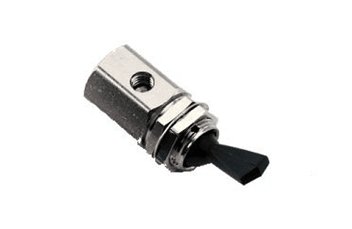 Toggle Valve, Momentary Gray 3-Way, Normally Open, Gray - DCI 7027