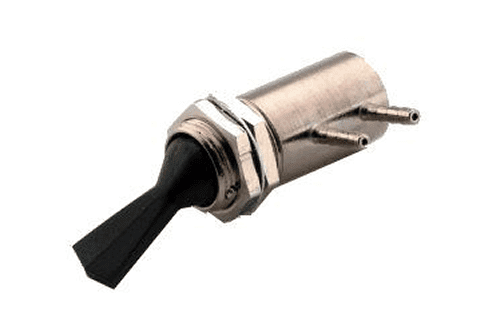 Toggle Valve, Side Port, 3-Way, Black - DCI 7155