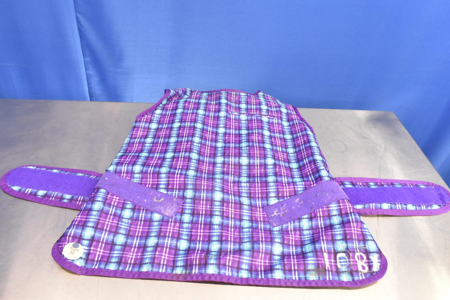 Infab Lead Apron Patch Pattern Pink and Blue - Dental Parts Shop