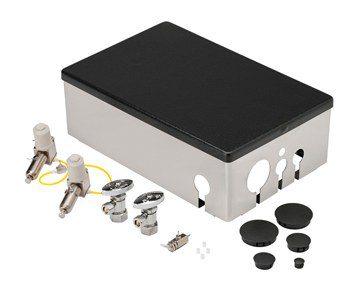 DCI Economy Junction Box Utility Center w Frame & Cover for Dental Delivery 8326