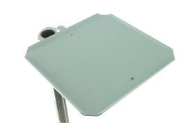 Gray DCI 12" x 12" Pivoting Dental Utility Accessory Tray for Post or H Frame Mount - Dental Parts Shop