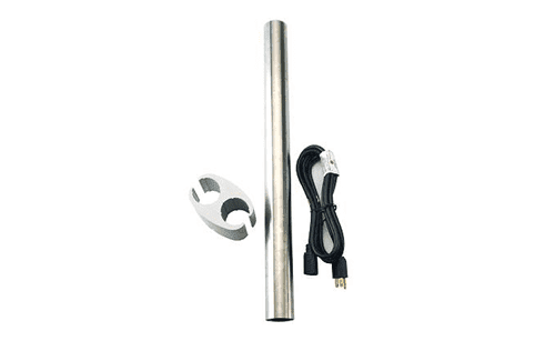 Light Post Extension, 24", P&C Bushing, Stainless Steel - DCI 8431