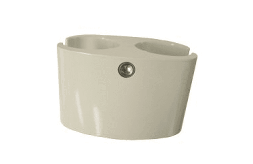 Post Clamp, Butterfly, White - DCI 8466 - Dental Parts Shop