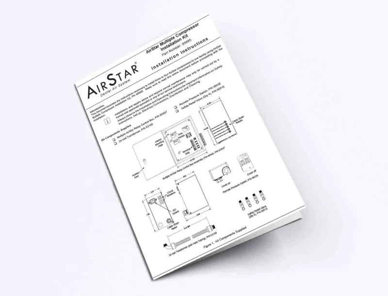 AirStar Multiple Compressor Installation Kit Instructions - Dental Parts Shop