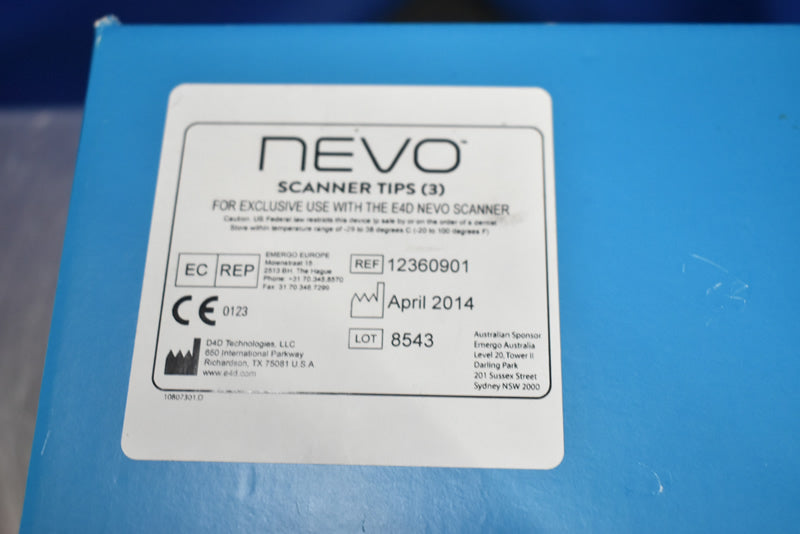E4D Dentist Planmeca Nevo Acquisition Machine with Tips & Manuals