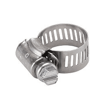 Pack of 10 Hose Clamp, Stainless Steel, 3/8" - 7/8" - DCI 9350