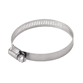 Hose Clamp, Stainless Steel, 1-1/4"- 2-1/4"; Pkg of 10