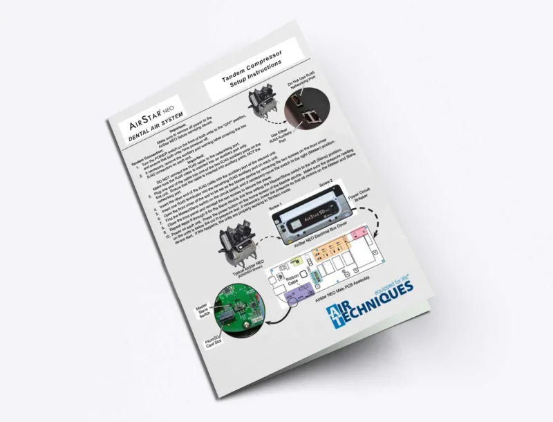 AirStar NEO Tandem Compressor Setup Instructions - Dental Parts Shop