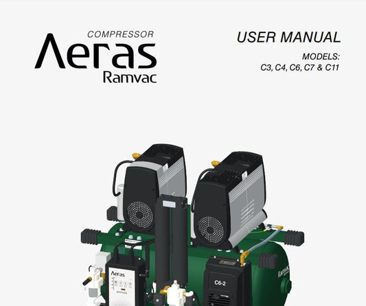 RamVac Aeras Compressor User Manual - Models C3, C4, C6, C7 & C11 - Dental Parts Shop