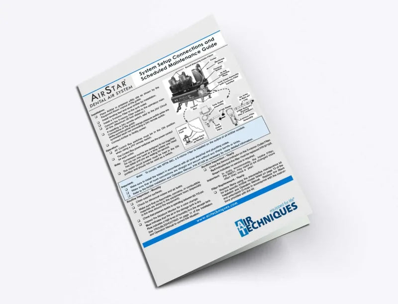 AirStar System Setup Connections and Scheduled Maintenance Guide - Dental Parts Shop