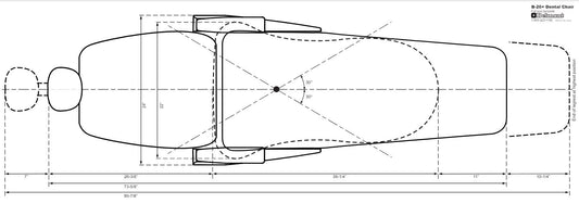 B20+ X-Calibur Series Chair Template - Dental Parts Shop