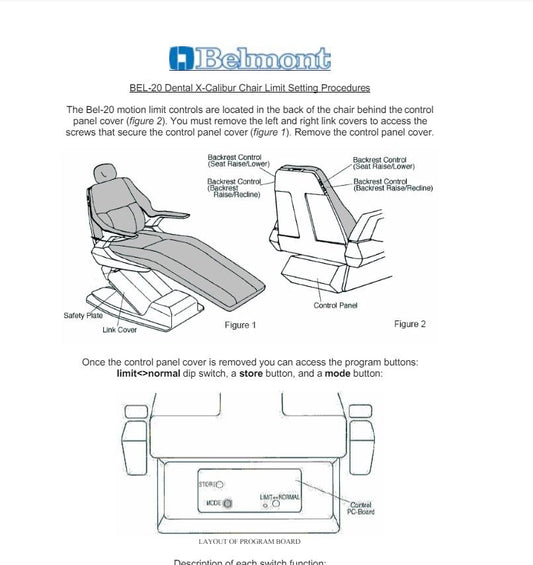 B20 X-Calibur, Setting Limits - Dental Parts Shop