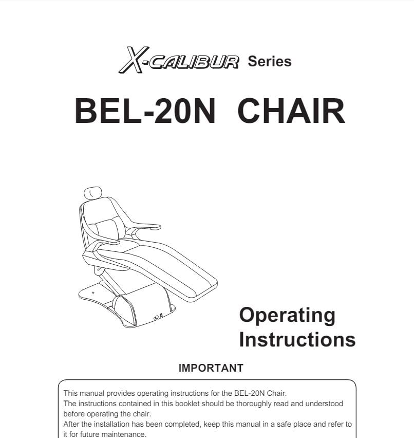 B20N X-Calibur Series Operation - Dental Parts Shop