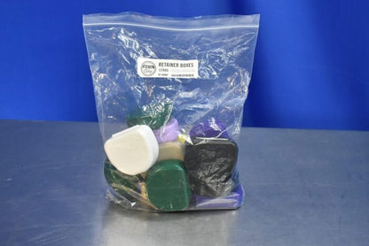Bag of 12 Retainer Boxes – Assorted Colors - Dental Parts Shop